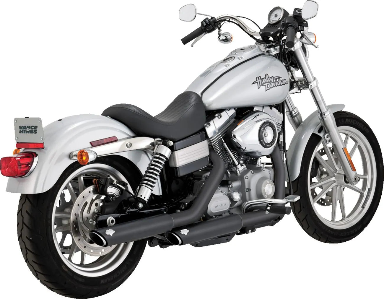 Vance & Hines 3" Twin Slash Slip-on Avgasrör