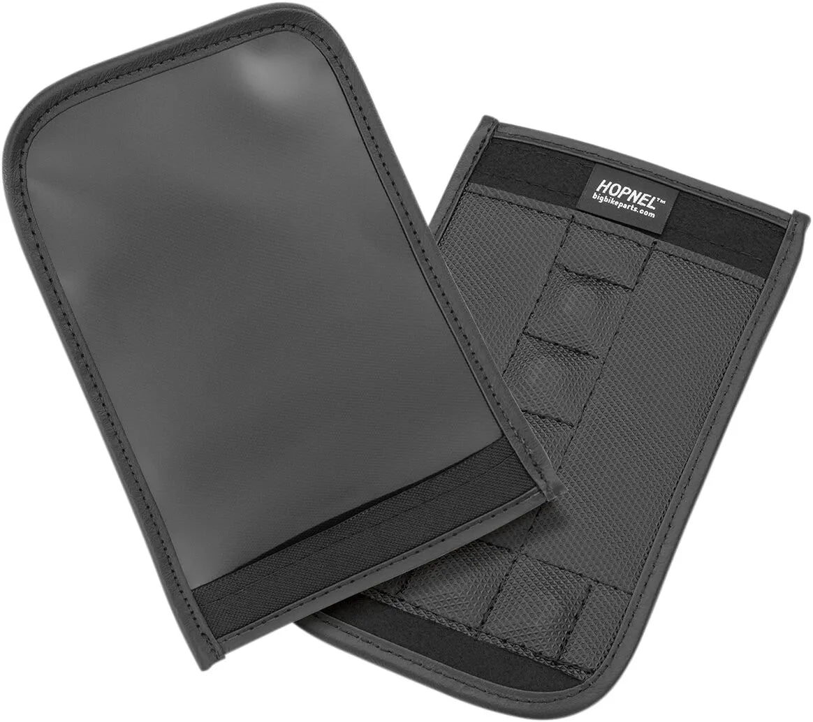 Show Chrome Universal Tank Pouch Black 8" x 4-1/2"