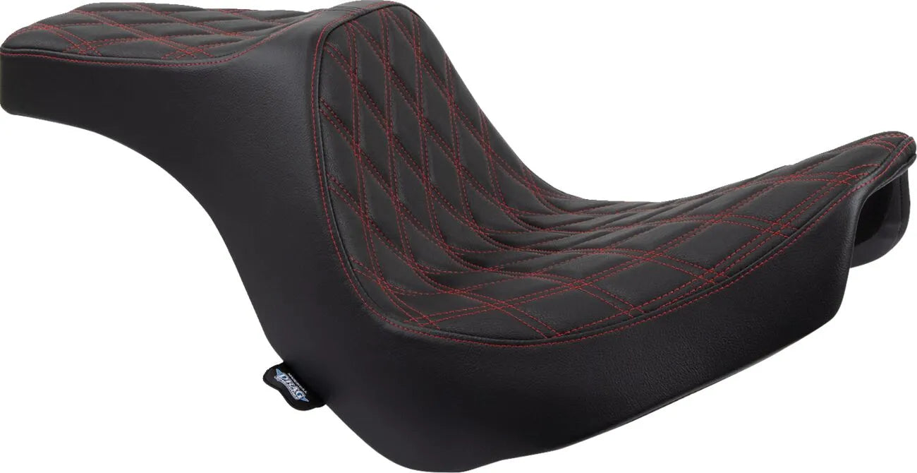 2-Up Drag Specialties Predator Iii Seat - For Harley Davidson
