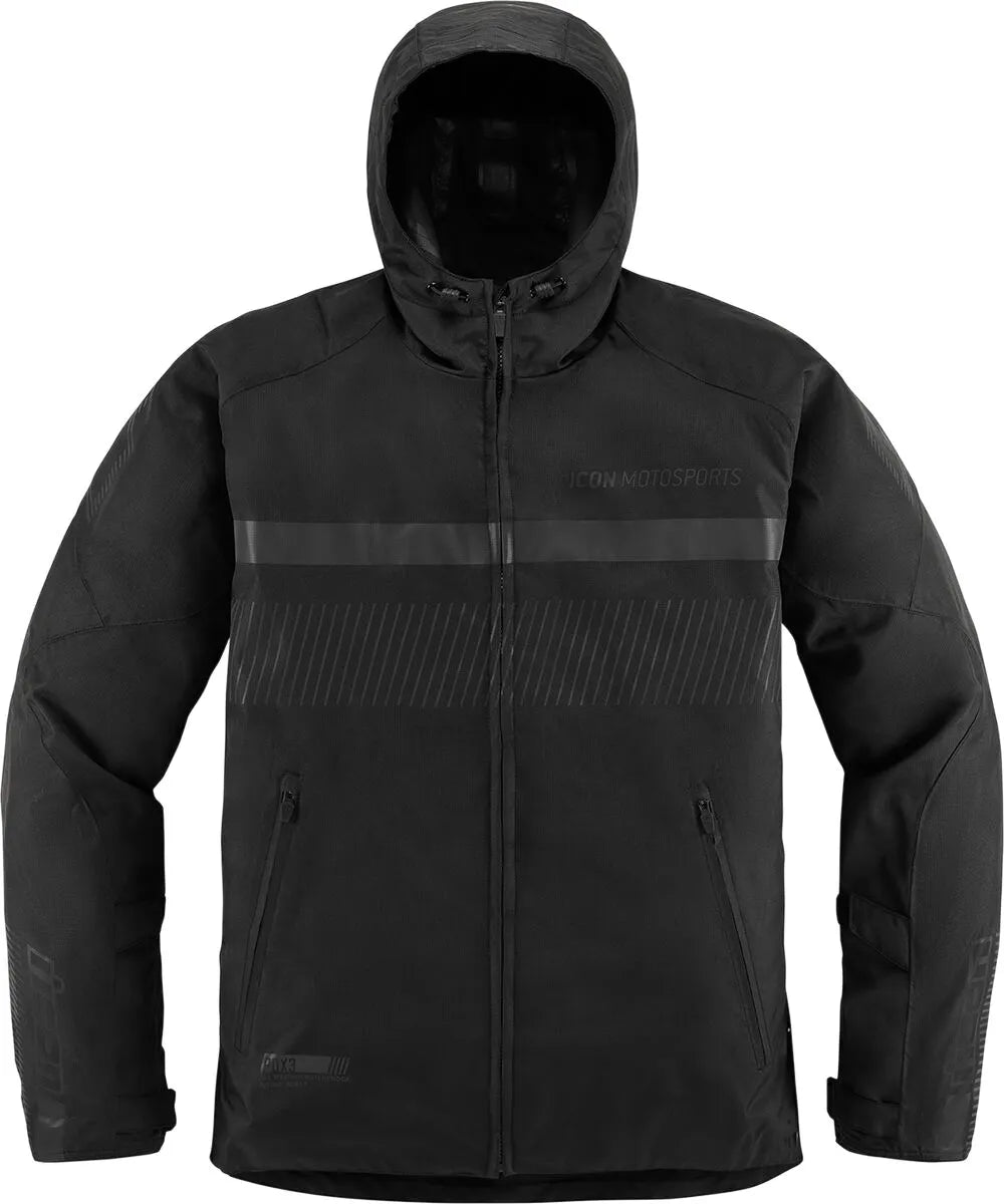 Icon Pdx3™ All Weather Motorcycle Jacket For Men - Black