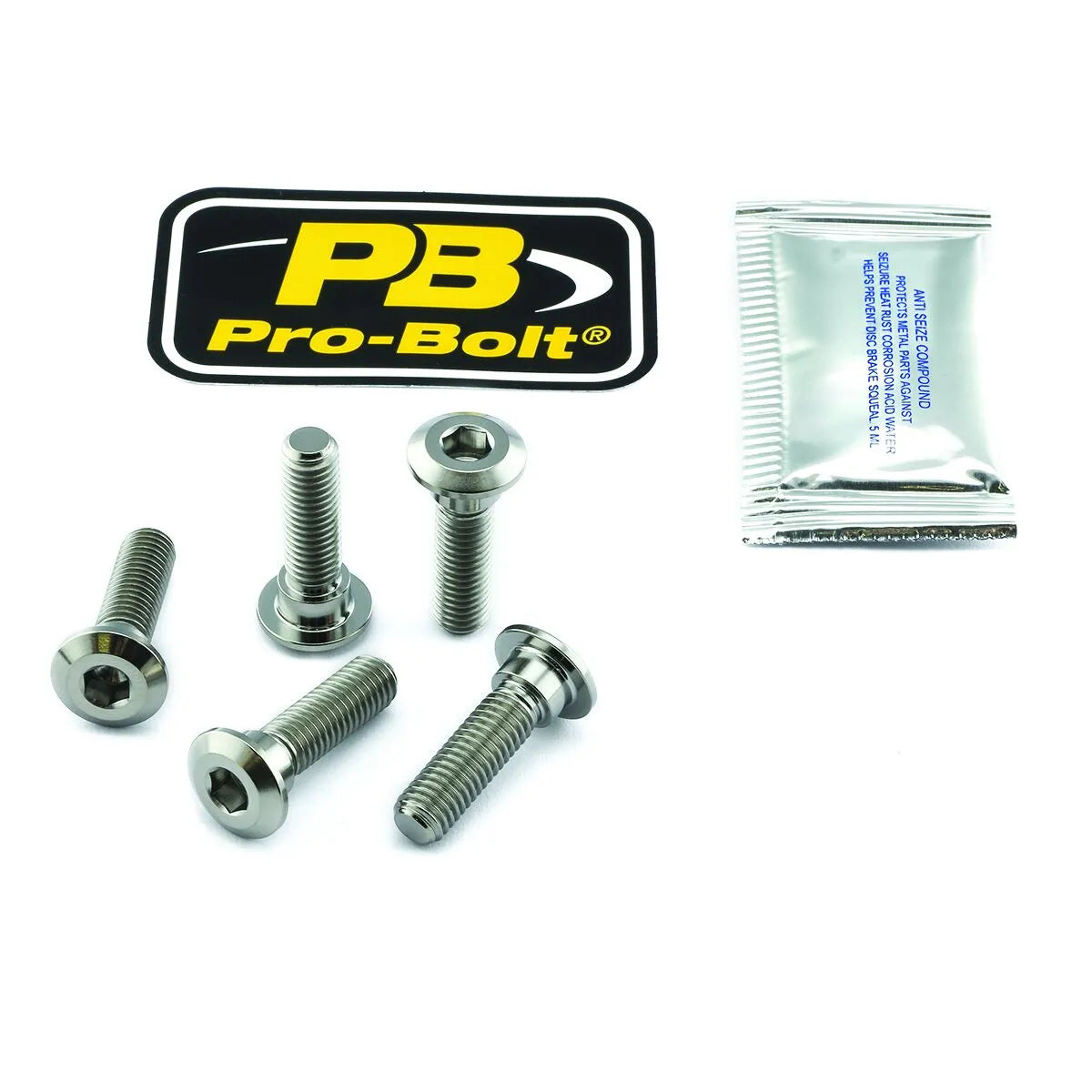 Pro Bolt Titanium Bromsskiva Rotor Monteringsbult Kit