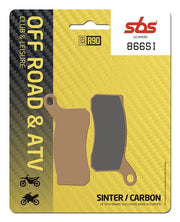Sbs Si Offroad Sinter Bromsbelägg - Fram
