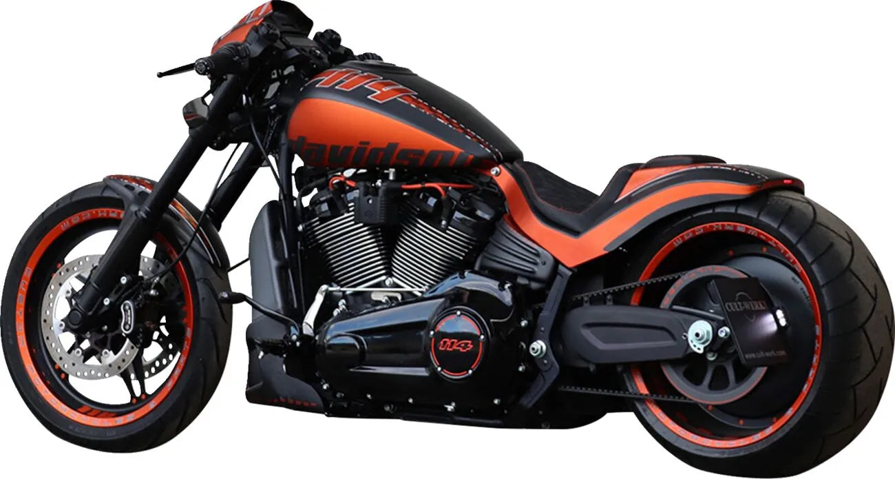 Cult Werk License Plate Holder - Black Steel