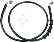 Drag Specialties Extended Black Vinyl Brake Line Kit
