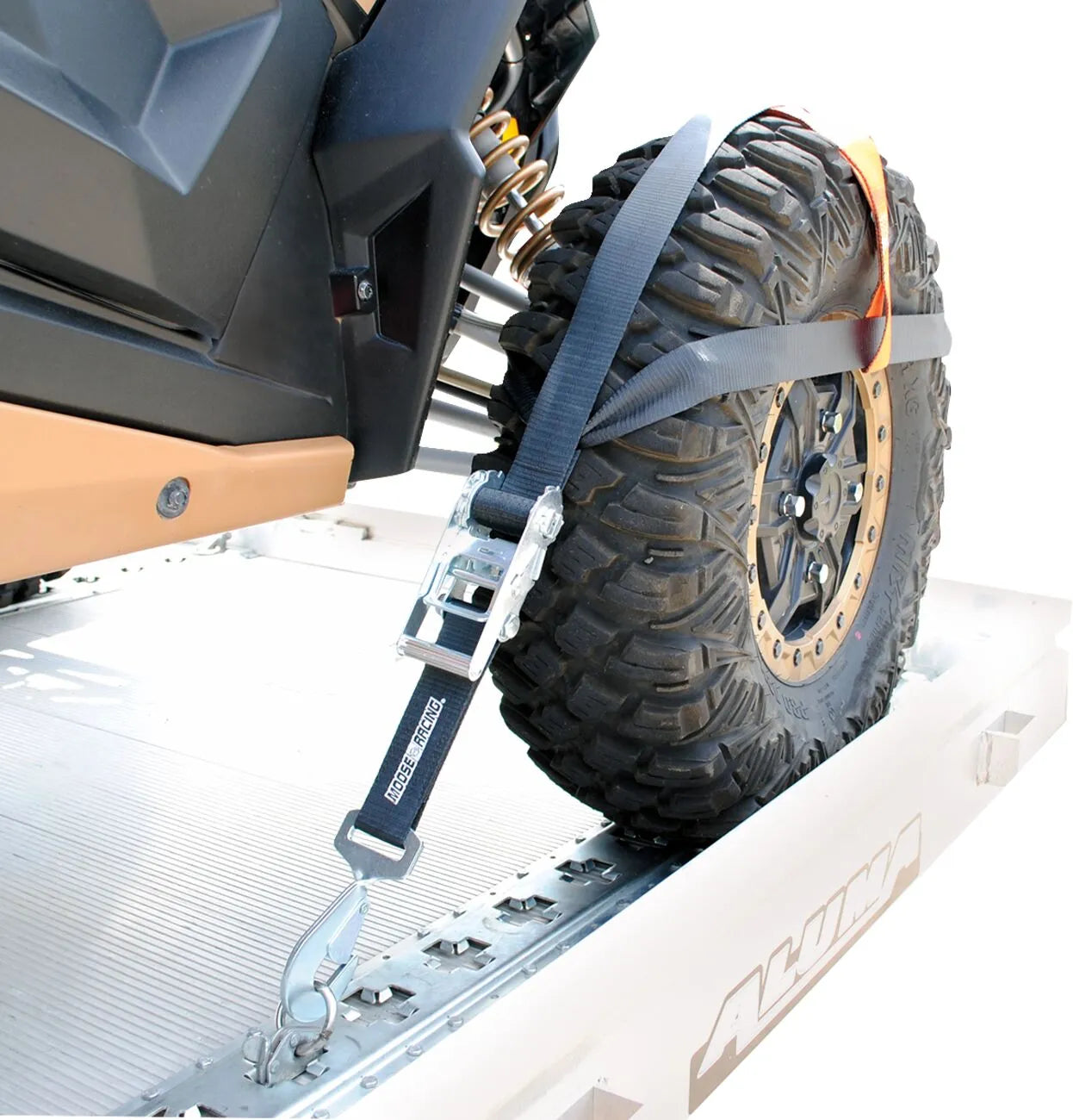 Moose Offroad Wheel Net Tie Downs For Utv Transport