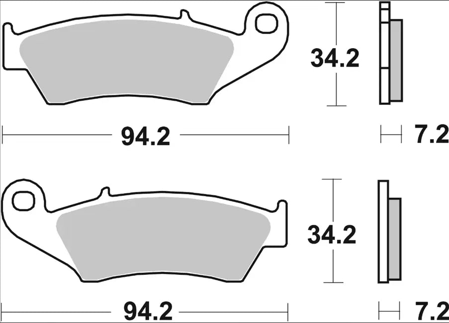 Brembo Sd Sintered Offroad Bromsbelägg