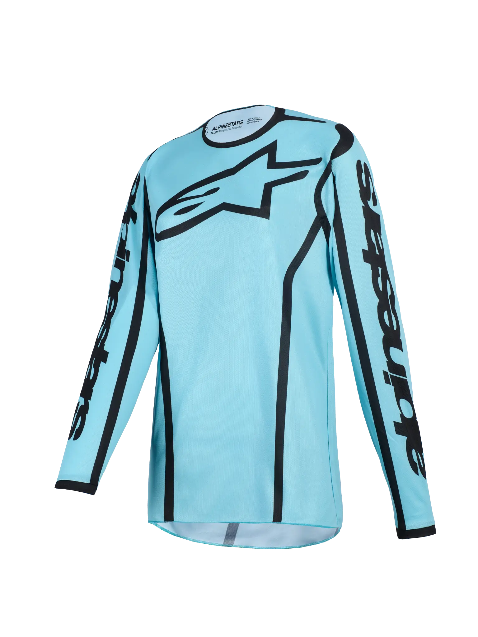 Alpinestars Stella Fluid Apex Women's Off-road Jersey - Black/Aqua