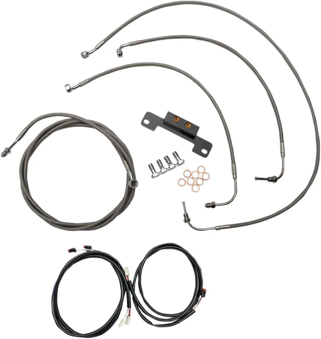 La Choppers Plug-and-Play Cable Kit for 15"-17" Handlebars
