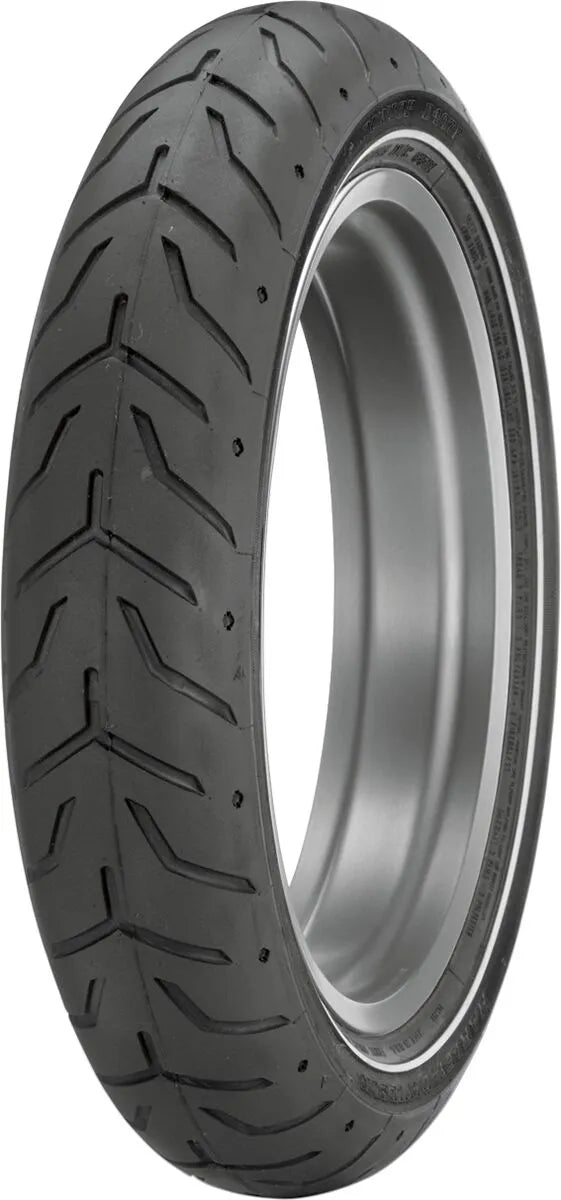 Dunlop D408 Tire 130/80b17 Front Blackwall