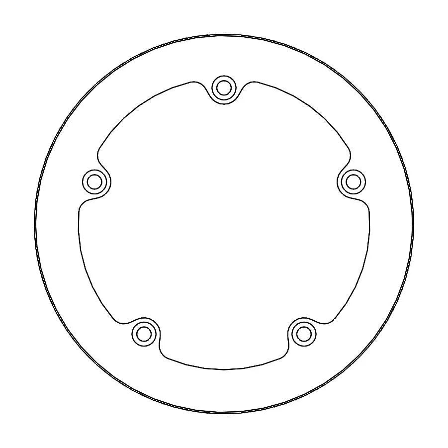 Moto-master Halo Series Fast Broms Rotor - Bak