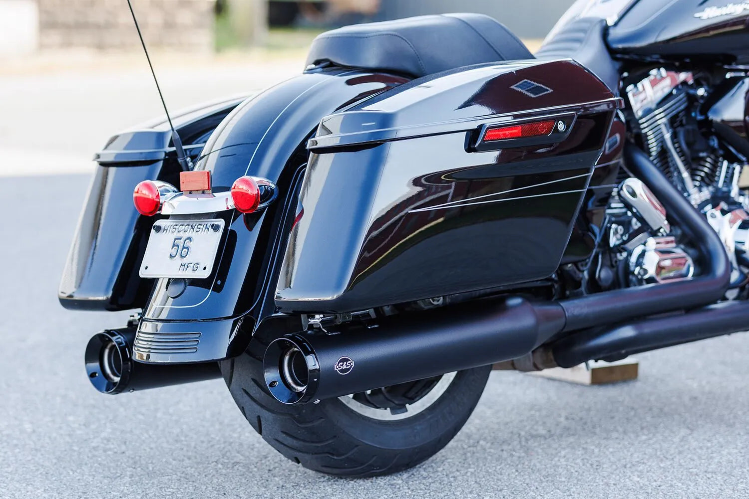 S&S Cycle GNX Slip-On Ljuddämpare - Aggressivt Ljud