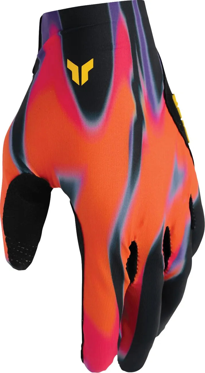 Thor Sportmode Inferno Gloves - Black/Orange/Pink/Purple