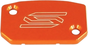 Scar Bromsbehållarlock Anodiserad Orange Aluminium