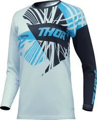 Thor Women's Sector Split Jersey - Black/Blue