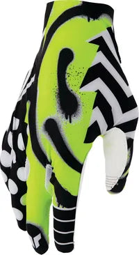 Thor Sportmode Anarchy Motorcycle Gloves - Black/Green/White