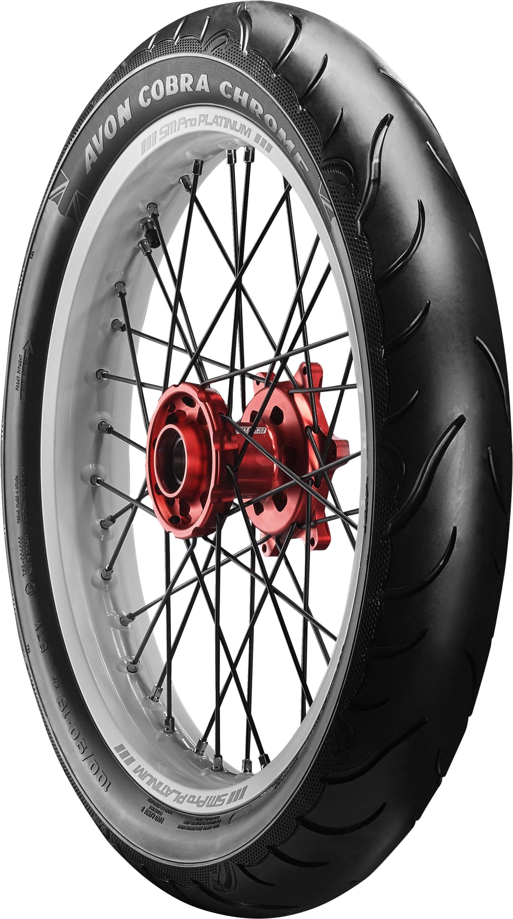 Avon Cobra Chrome Av91 Front Tire - 130/60vr23