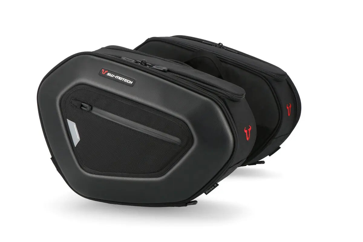Sw-Motech PRO BLAZE H Saddlebag Set Black High Exhaust