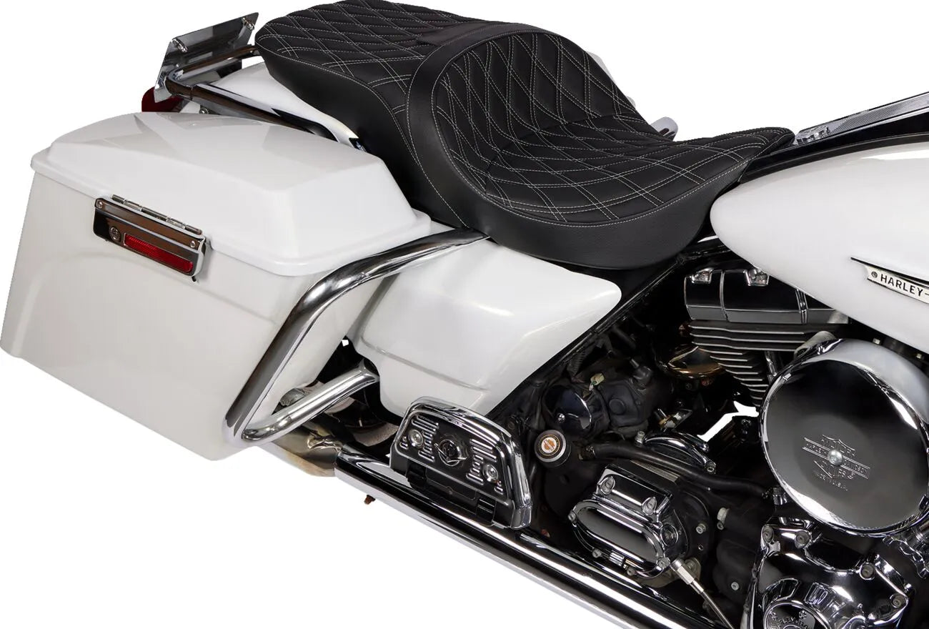 Drag Specialties Freedom Touring Seat - For Harley Davidson