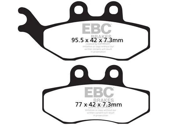 Ebc Sfa-hh Sintrade Scooter Bromsbelägg - Fram