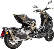 Akrapovic Slip-on Line Ljuddämpare För Scootrar - ECE Väglaglig