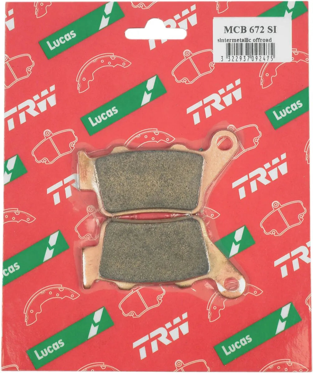 Trw Si Series Sintrade Off-road Bromsbelägg - Bak