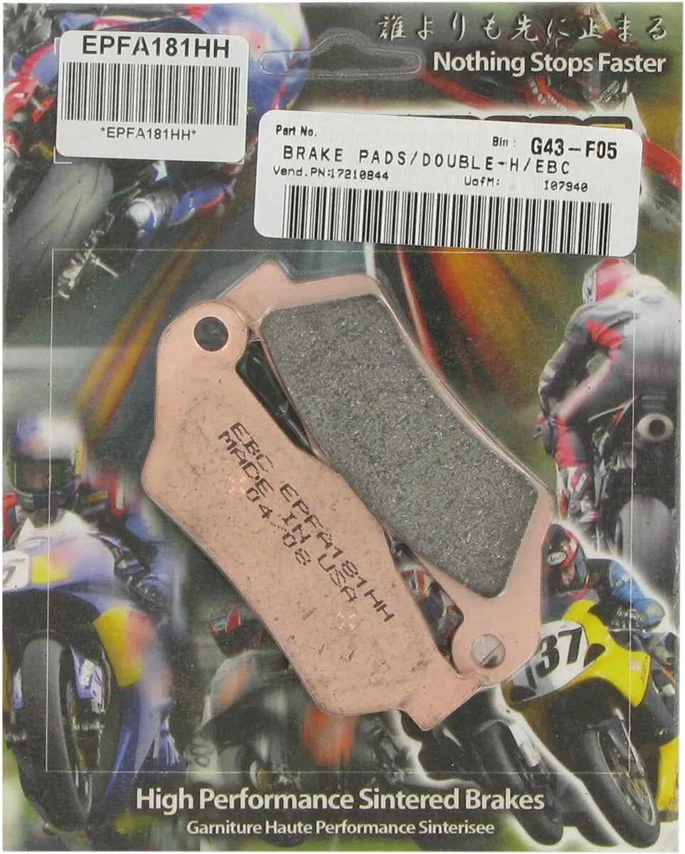 Ebc Extreme Performance Epfa Sintered Brake Pads - Front & Rear