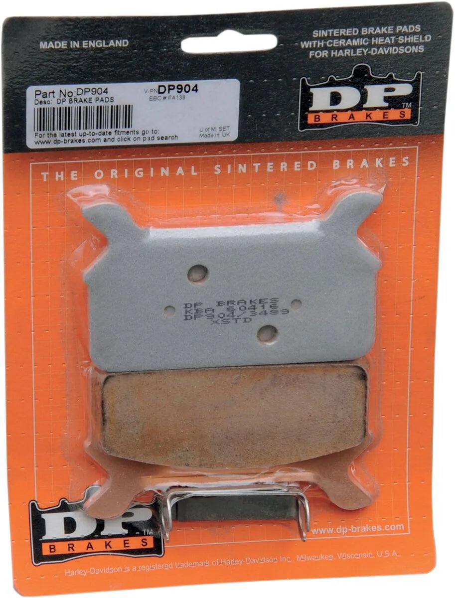 Dp Brakes Dp904 Sintrade Metallbromsbelägg För Harley/buell - Bak