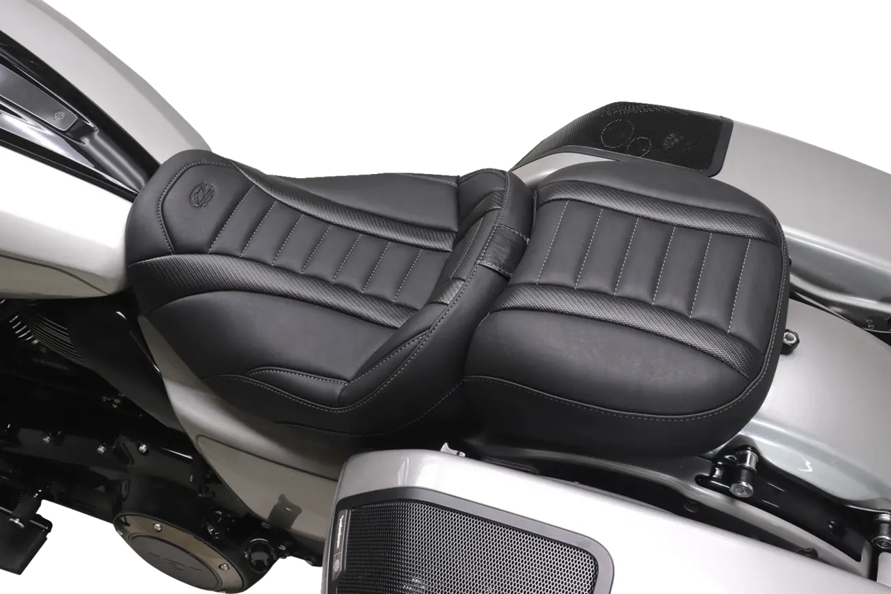 Mustang Deluxe Touring Solo Seat - For Harley Davidson