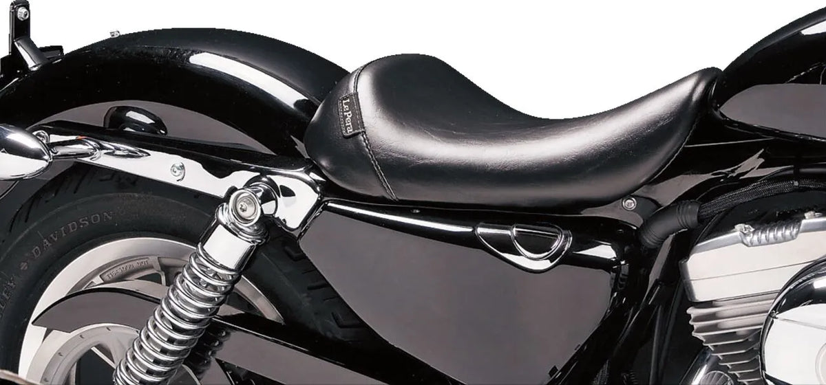 Le Pera Bare Bones Pillion Pad - Smooth - Black - LF-006P