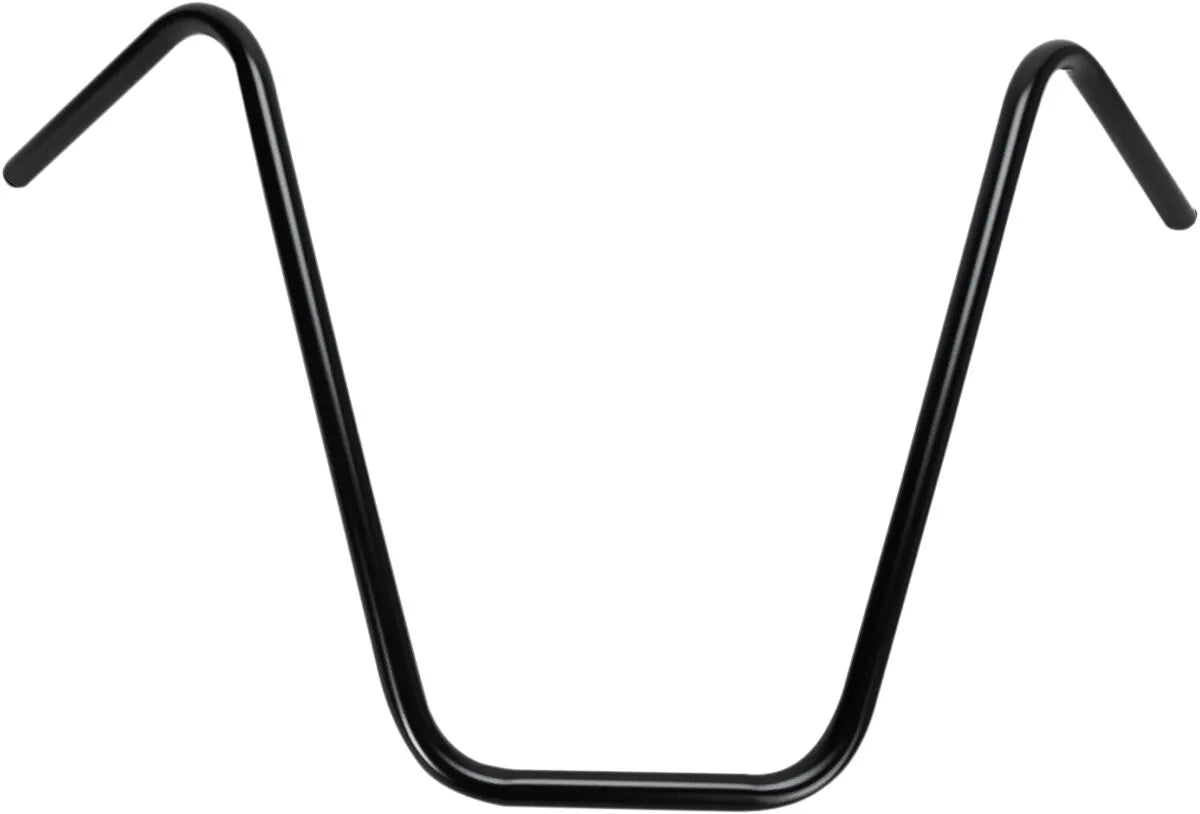 Emgo 7/8" Chopper Handlebar - Black Satin Steel