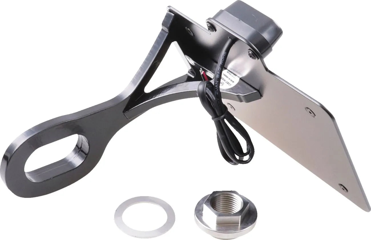 Cult Werk License Plate Holder - Black Steel