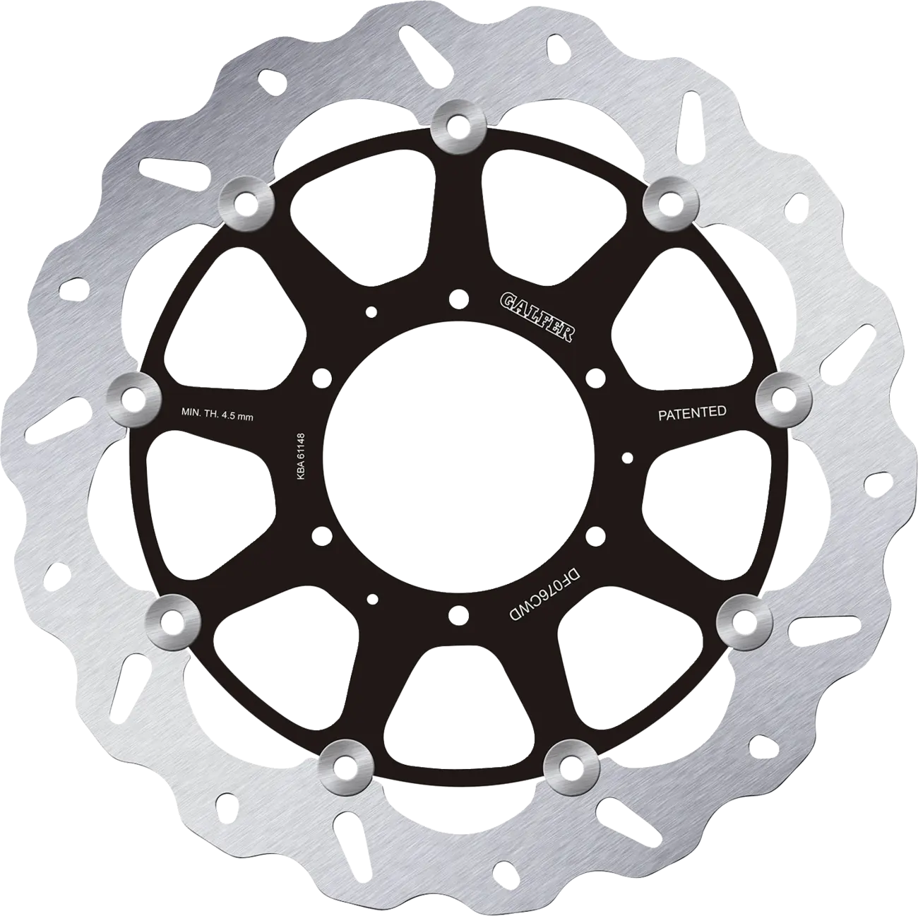 Galfer Brake Rotor For Motorcycle - High Carbon Stainless Steel - Front