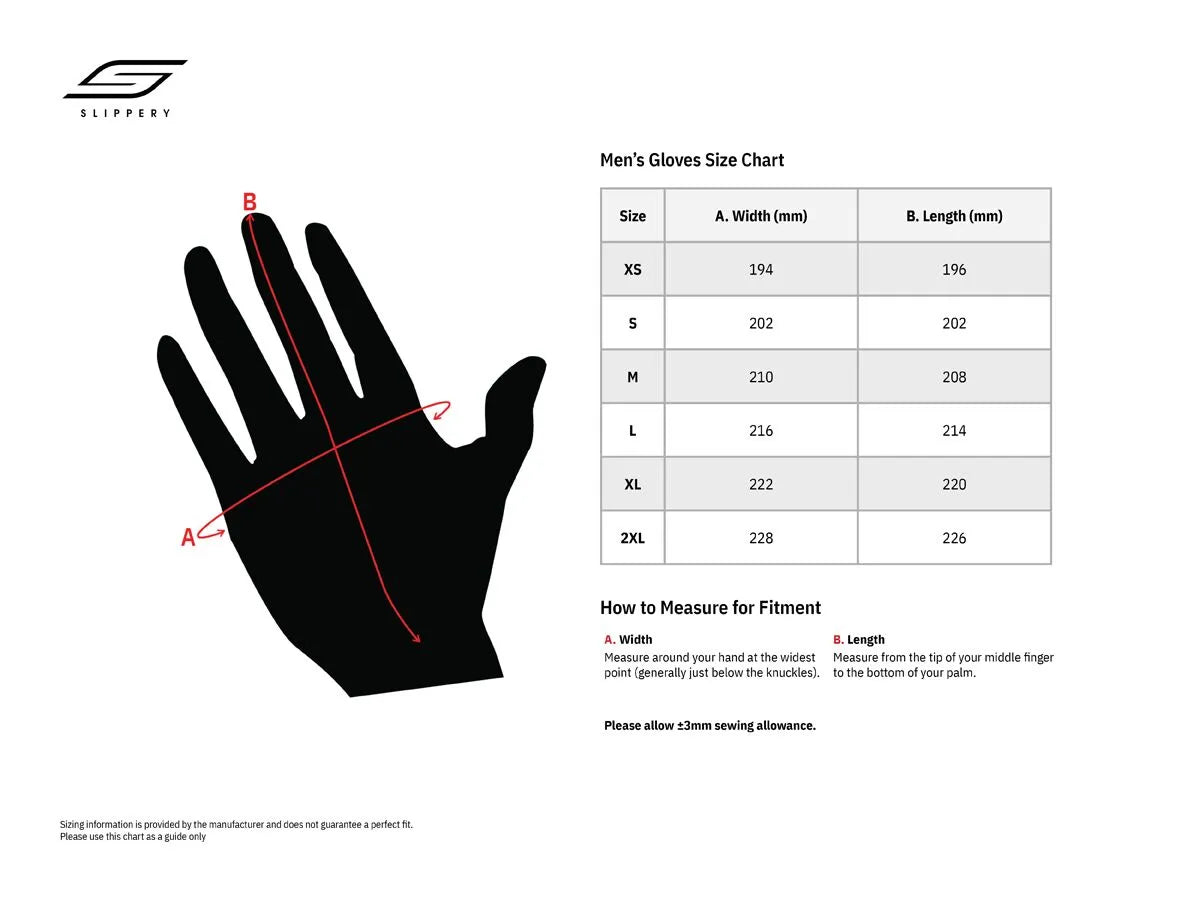 Slippery Flex Lite Gloves Aqua/Black