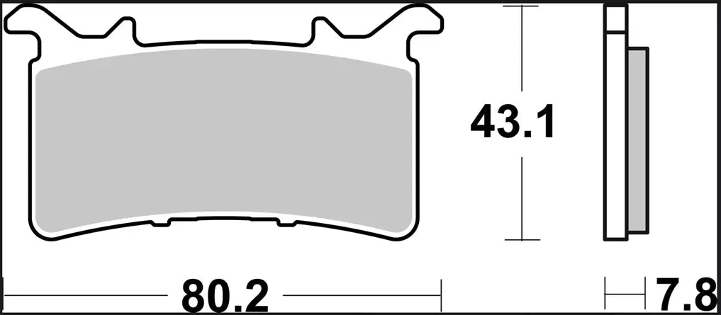 Brembo Rc Carbon Keramiska Racing Bromsbelägg