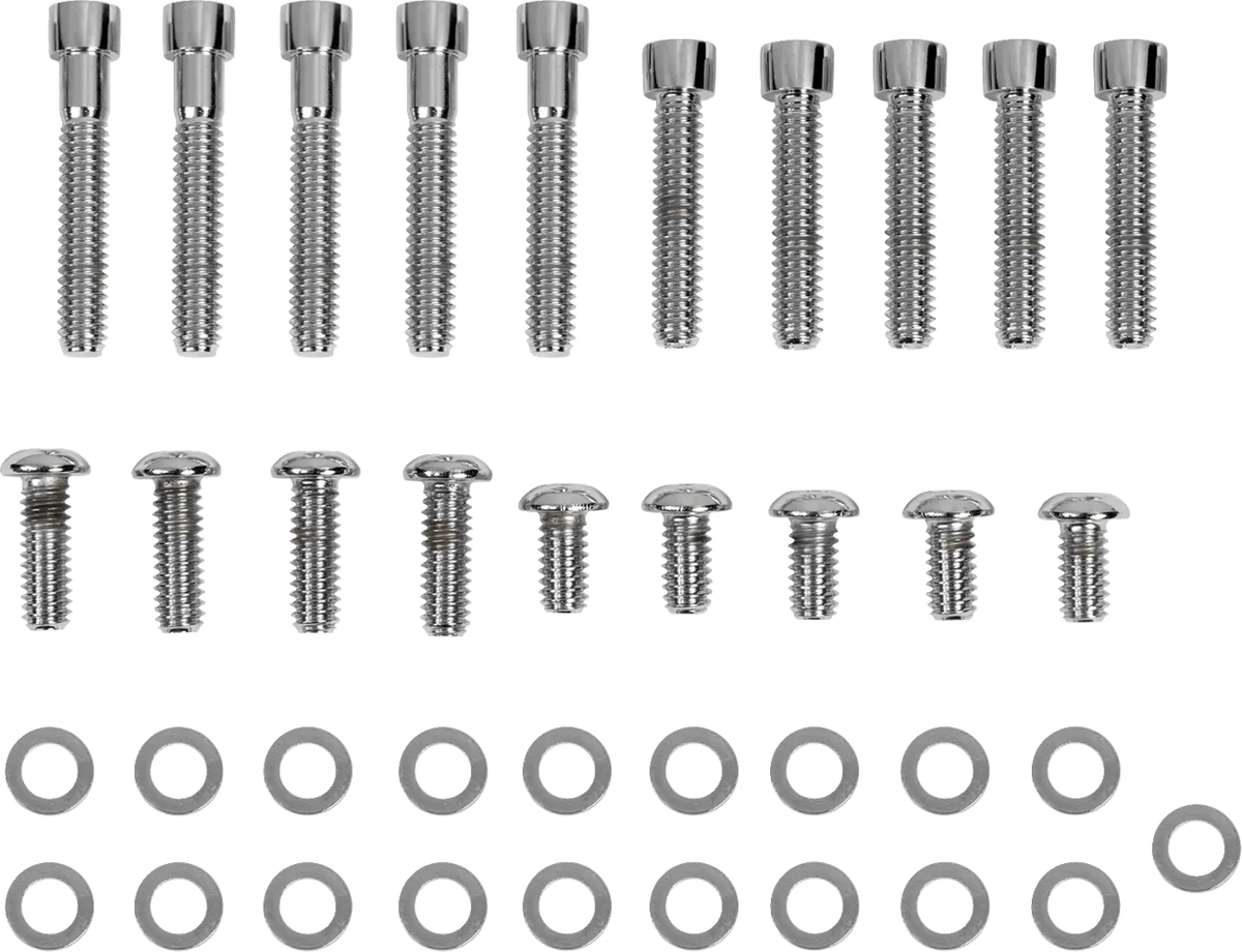 Gardner-Westcott Chrome Primary Cover Bolts Harley Electra Glide