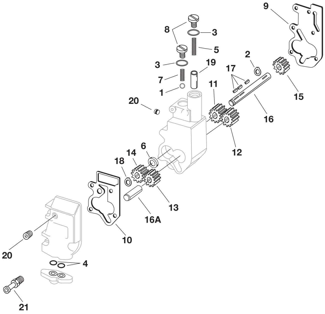 S&s Cycle Oil Pump Drive Gears