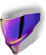ICON Threshold™ Helmet Shield - Poison Purple Mirror