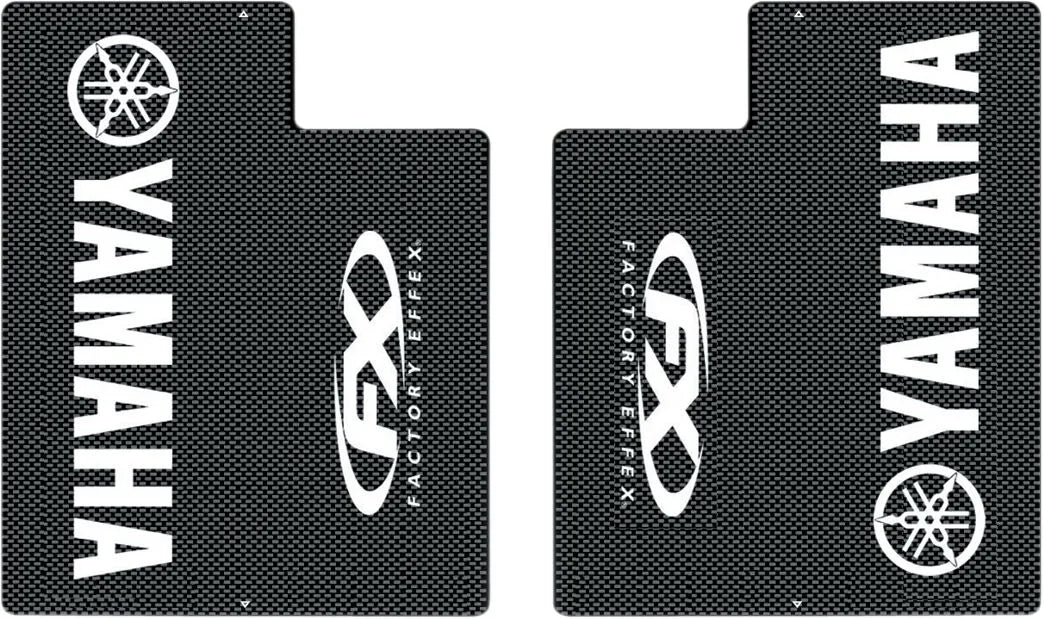 Factory Effex Full Wrap Carbon Fiber Fork Shields - Yamaha