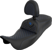 Saddlemen RoadSofa Dragon Scale Stitch Seat with Backrest