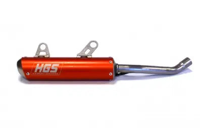 Hgs 2-stroke Silencer Aluminum Muffler With Steel End Cap