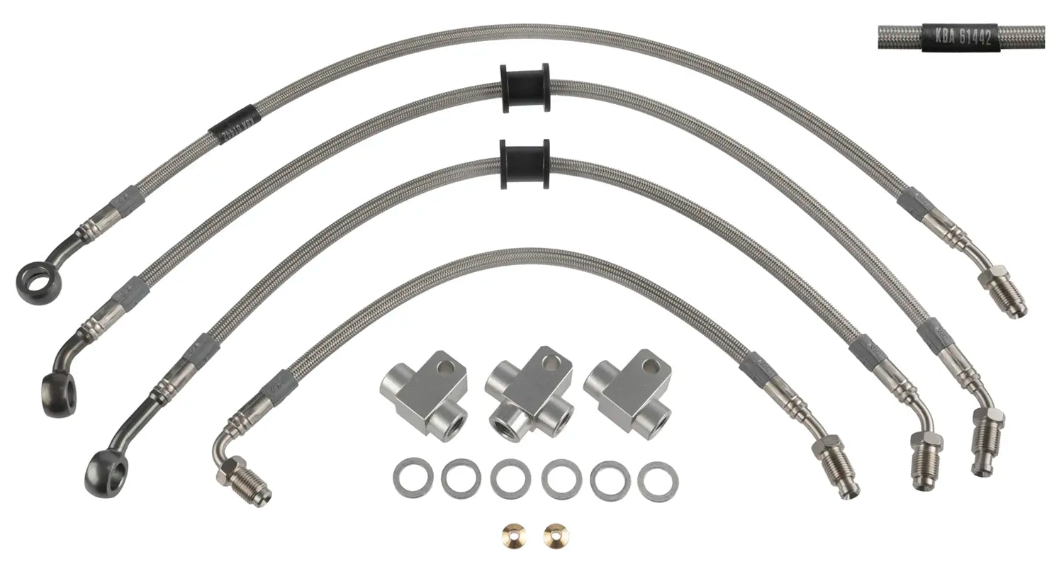 Trw Varioflex Steel Braided Brake Line Kit