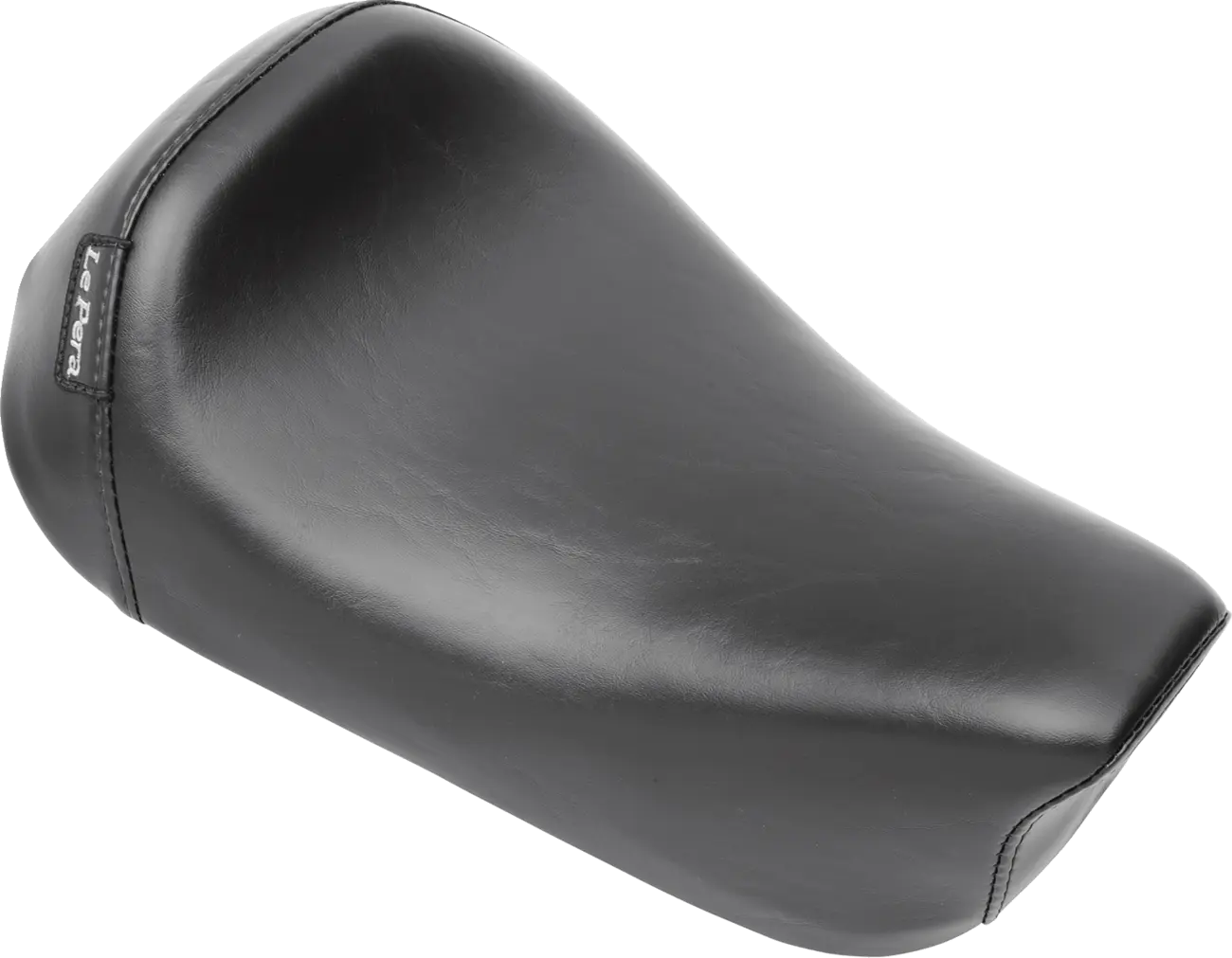 Le Pera Bare Bones Solo Seat - Black Vinyl - For Harley Davidson