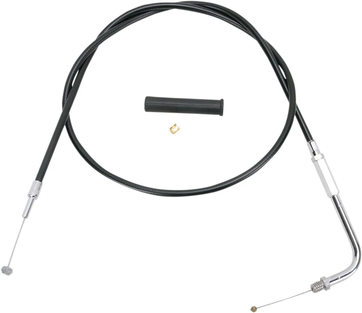 DRAG SPECIALTIES Black Vinyl Throttle Cable for 48" Housing