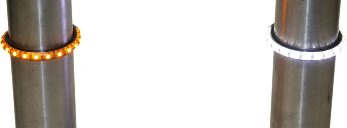 Custom Dynamics Led Fork Lights - Amber/white