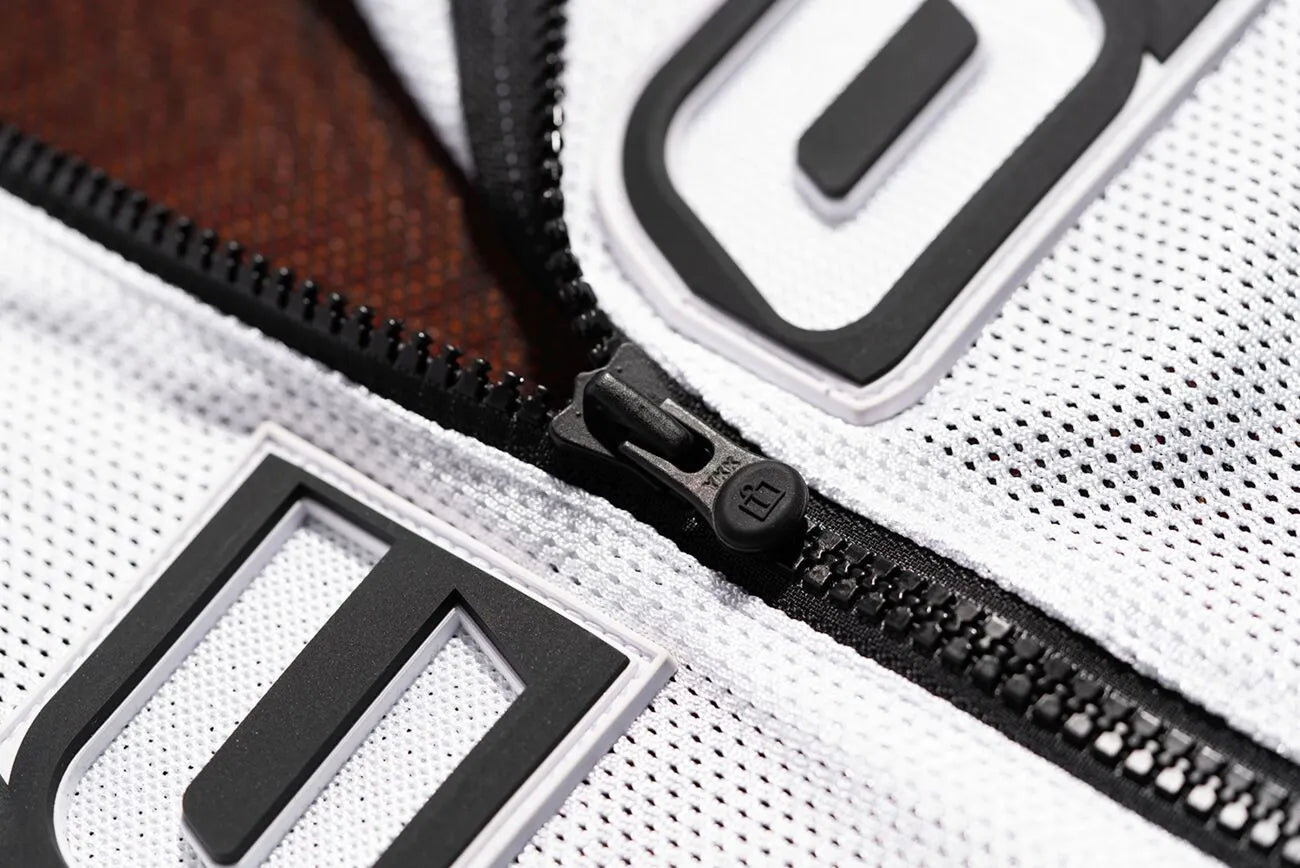 Icon Mesh Af™ Leather Jacket - Black/White