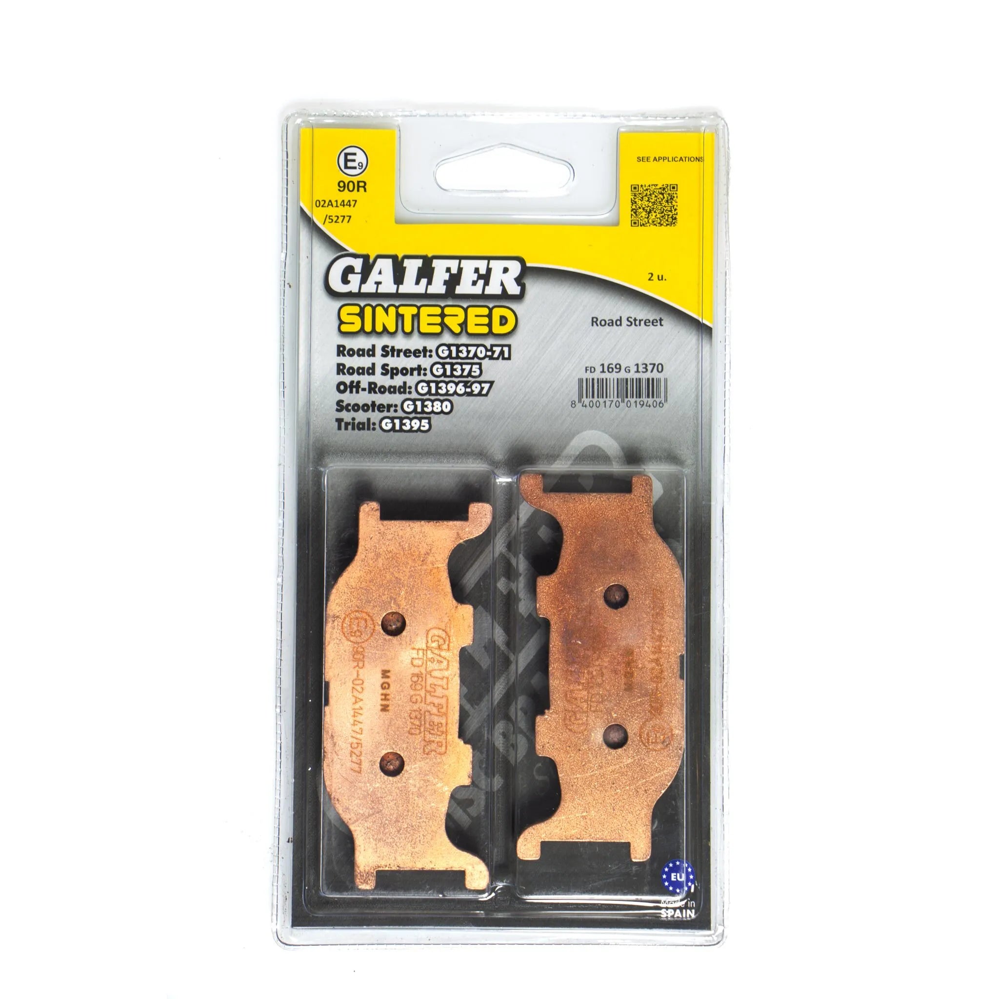 Galfer Hh Sintered Brake Pads - Front