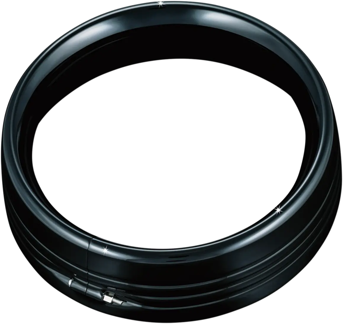 Kuryakyn 7" Headlight Trim Rings - Black