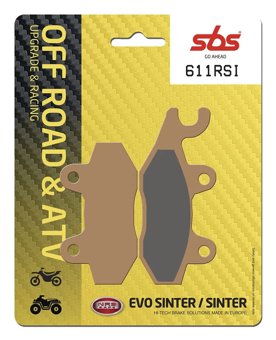Sbs Rsi Offroad Racing Sintered Brake Pads - Front & Bak