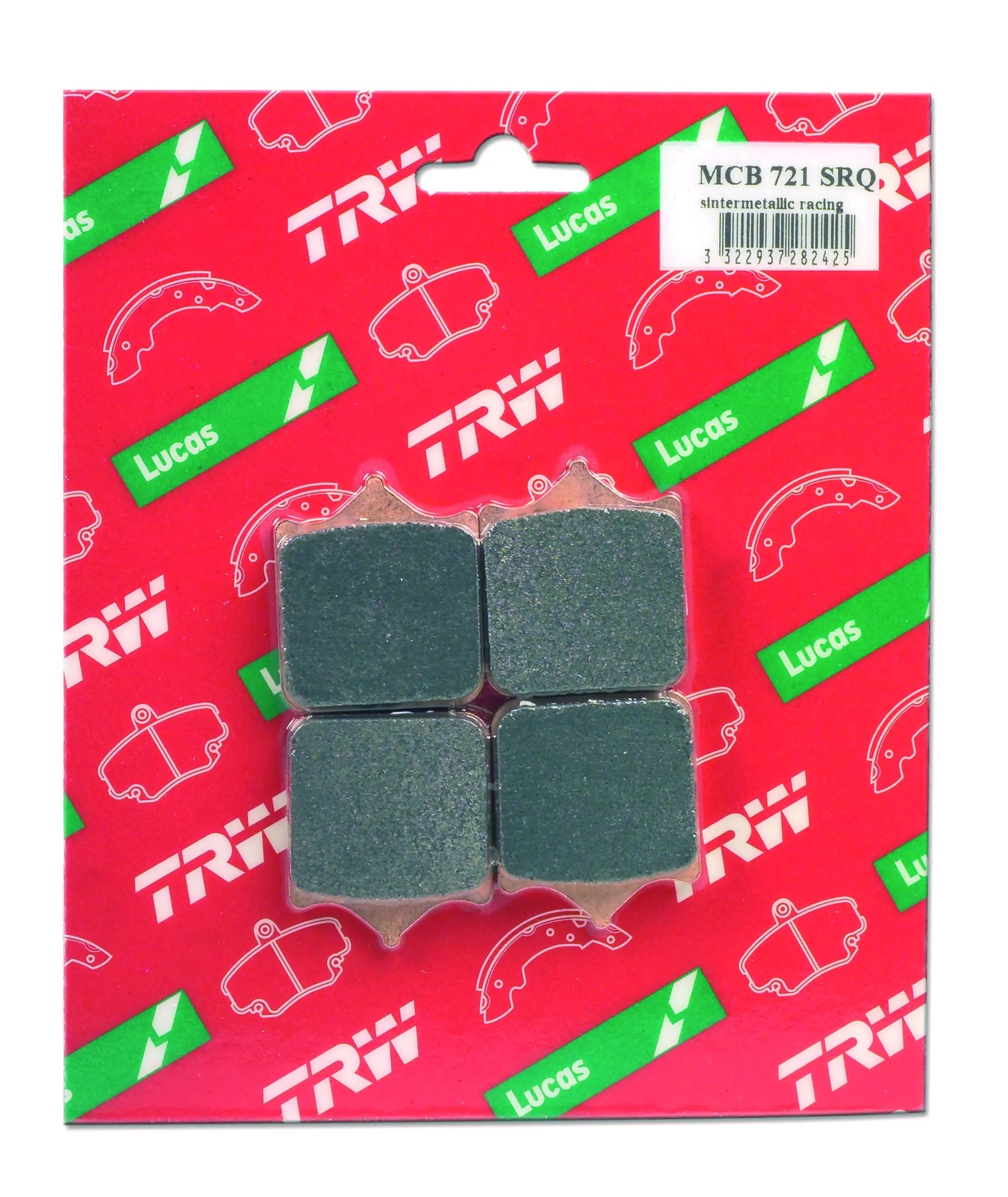 Trw Sv Series Sintered Brake Pads - Front Brake Use