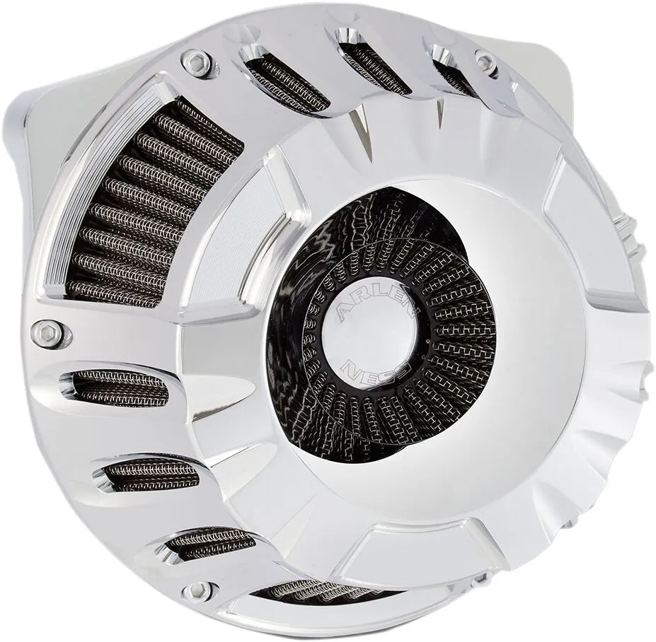 Arlen Ness Inverted Series Air Cleaner Kit Chrome